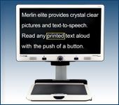 Merlin elite HD/OCR Desktop Electronic Magnifier
